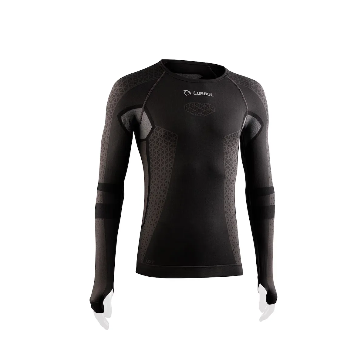 

Cristallo Long Sleeves Lurbel мужская терморегулирующая футболка, темно-серый