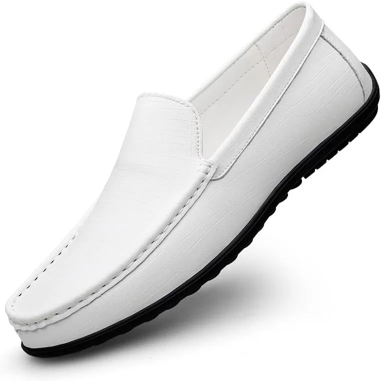 Мокасины кожаные мюли White IGZBIBG