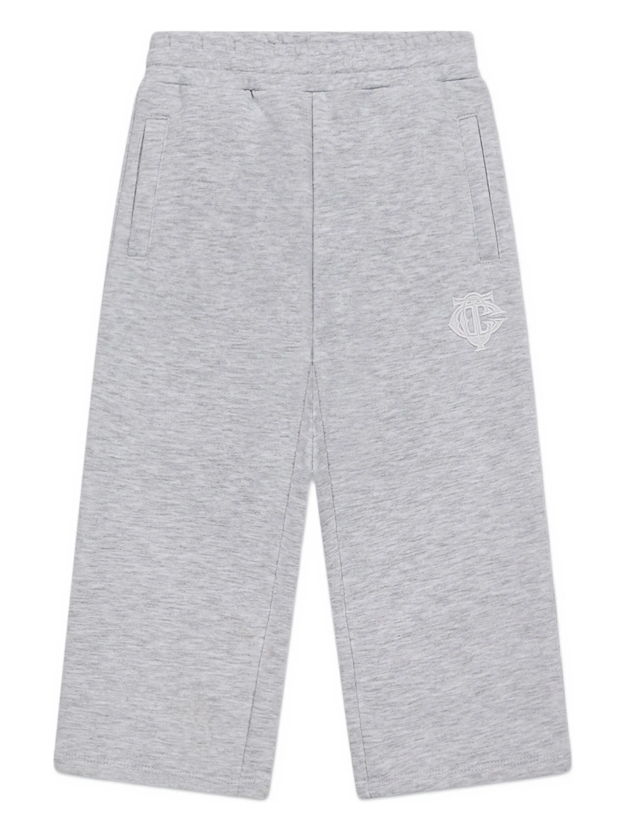 

Брюки с вышитым логотипом The Couture Club Kids, серый