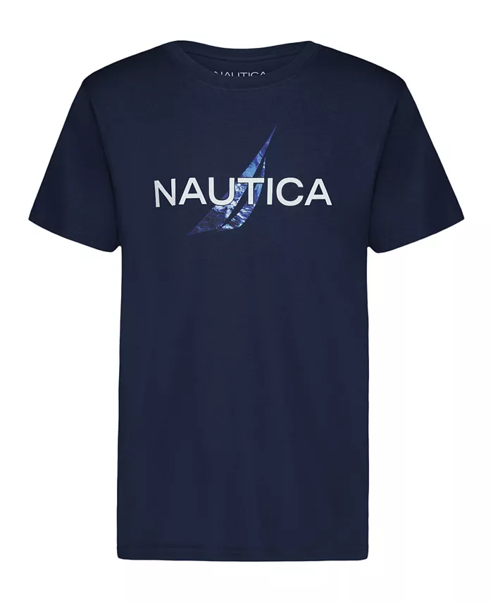 

Футболка с коротким рукавом Big Boys Ocean Lockup Nautica, синий
