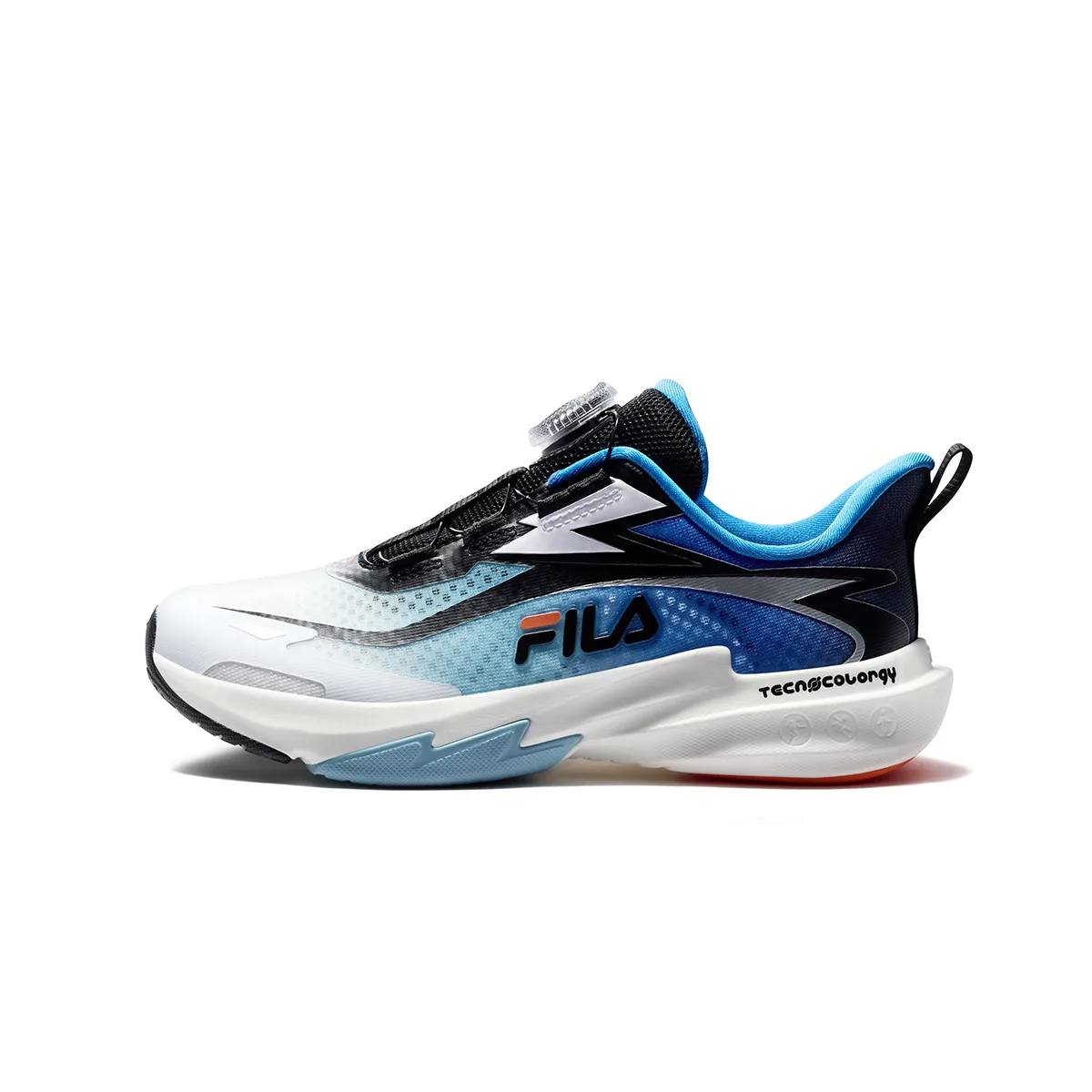 FILA KIDS Детские беговые кроссовки PERFORMANCE FPF с амортизацией и вентиляцией черный/FILA белый