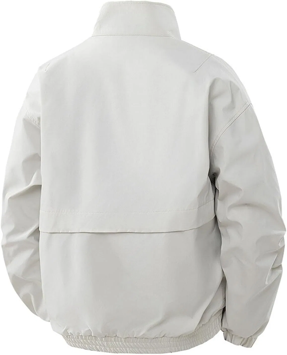 Мужская куртка легкая ветрозащитная Polyester, белый — фото 4