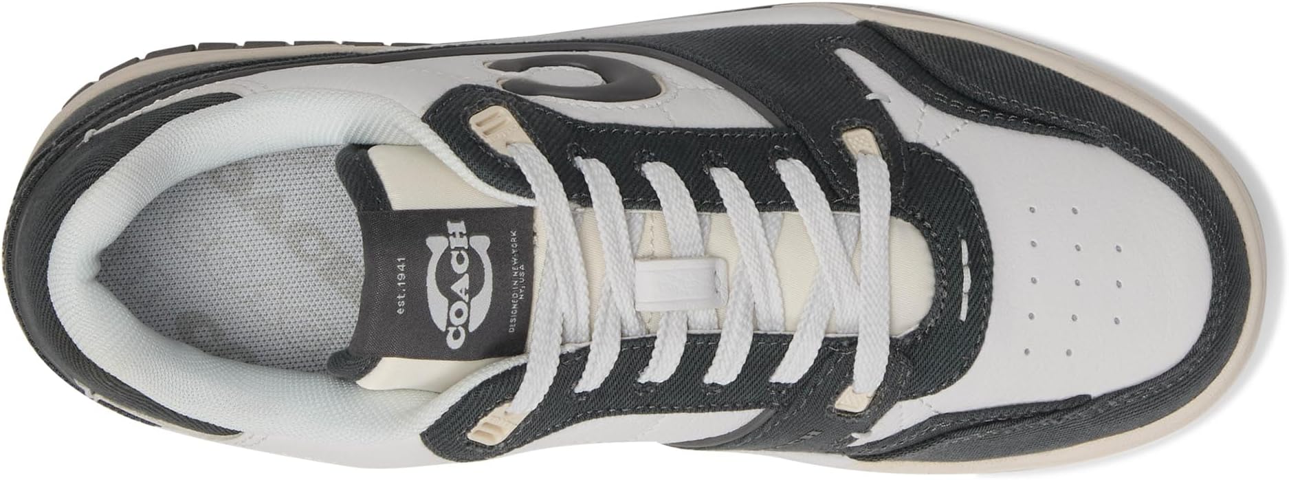 Кроссовки COACH Soho Sneaker with Denim, Charcoal — фото 2
