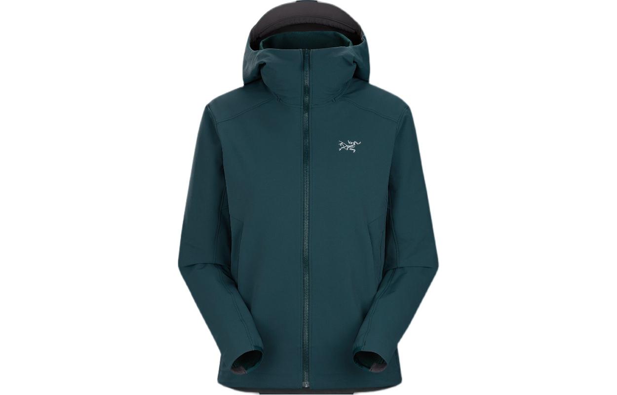 Arcteryx Женская ветровка GAMMA LT для пеших походов, водонепроницаемая, ветрозащитная, дышащая, теплая, Labyrinth Green — фото 3