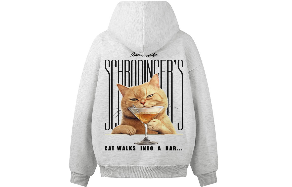 

Толстовка Unisex Hooded Moderate Heavyweight ZIAREL, белый heather серый