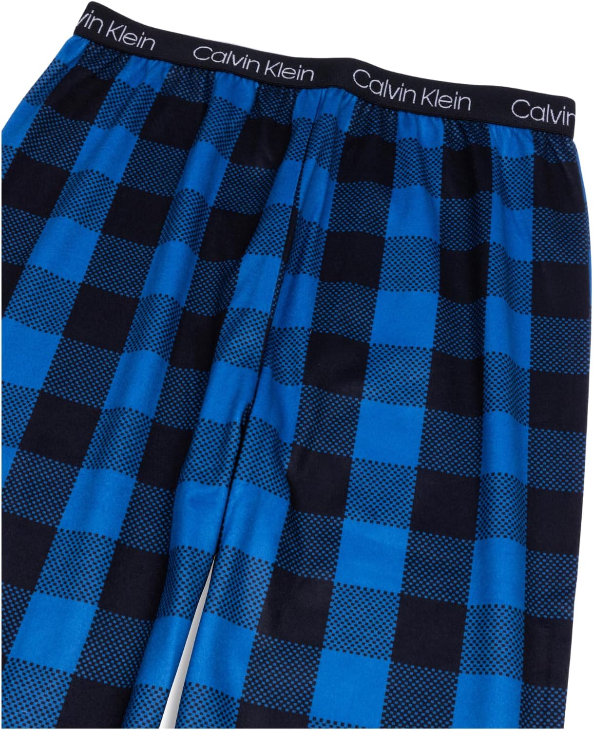 Пижамный комплект Calvin Klein для мальчиков из супермягкой ткани с микроначесом, Victory Buffalo Plaid — фото 3