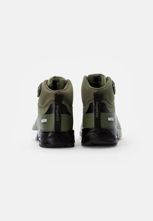 Кроссовки высокие Kx hydro high top trainers Kangaroos, оливковый/чёрный — фото 3