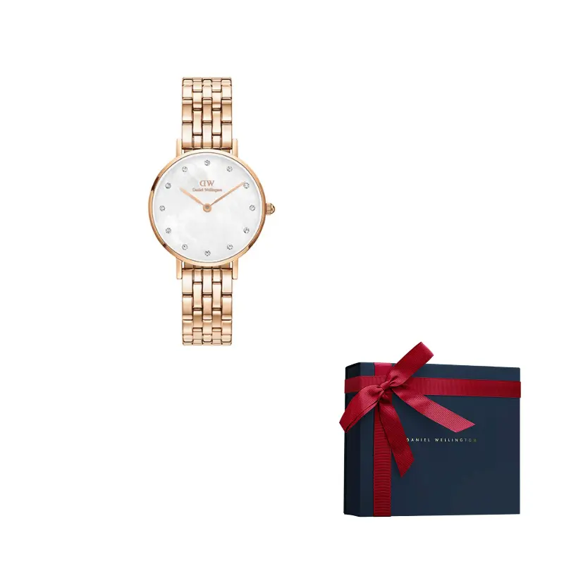 

DW/DanielWellington Часы Petite Lumine 5-Link 28mm, Rose Gold-White Dial