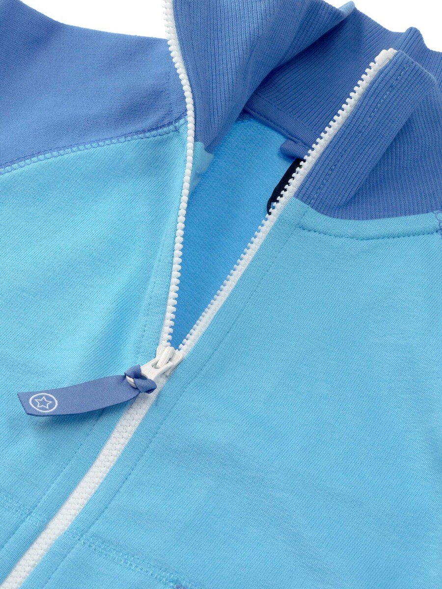Толстовка с капюшоном на молнии Villervalla, цвет Royal blue/Sky blue — фото 3