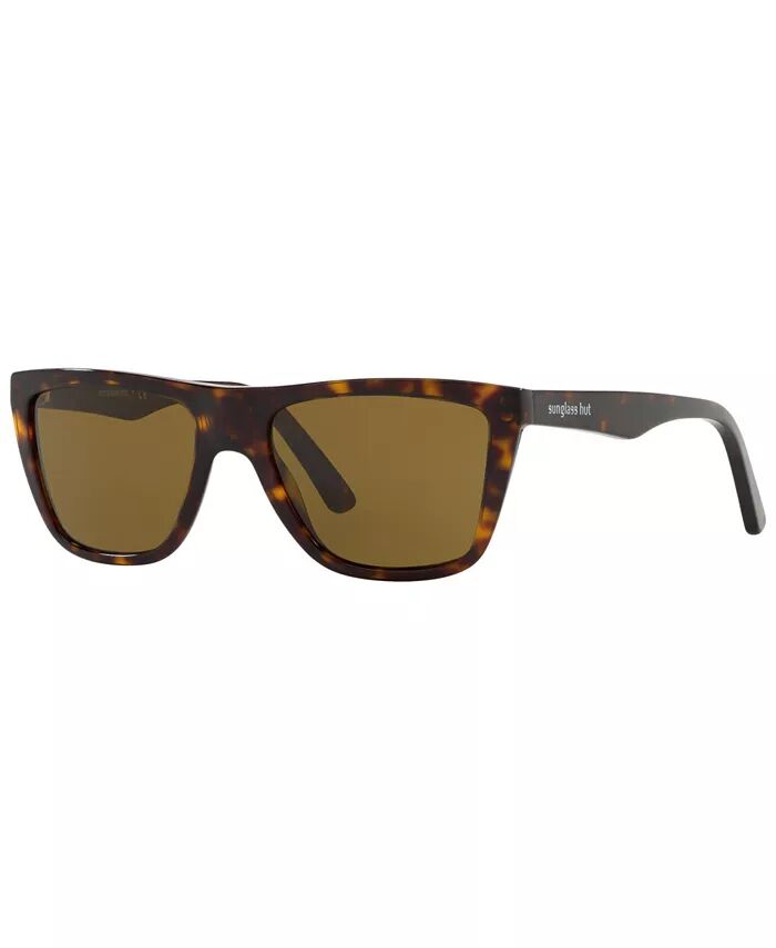 

Мужские поляризованные солнцезащитные очки Sunglass Hut Collection, коричневый