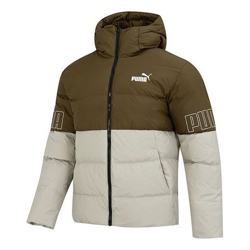 

Куртка power down hooded jacket 'olivegreen' Puma, зеленый