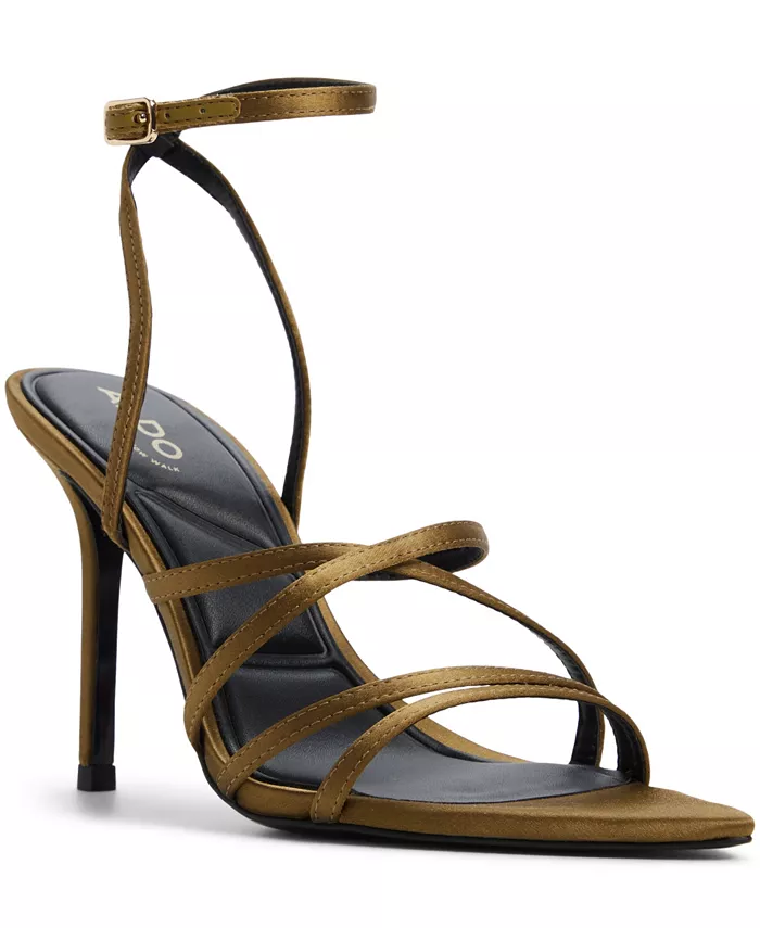 Женские босоножки Solania на каблуке с ремешками ALDO, зеленый