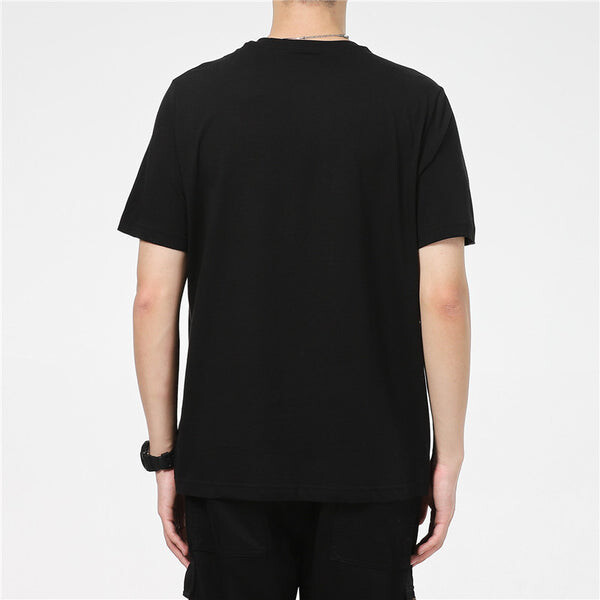 Футболка m camo t камуфляжная печать логотипа спортивная с коротким рукавом Adidas, черный — фото 4