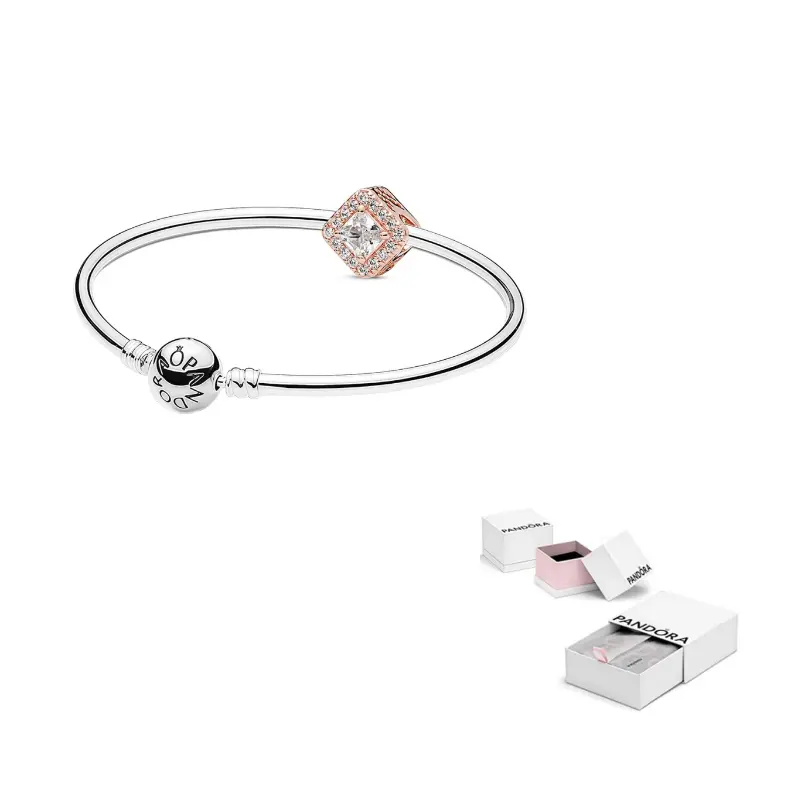 

Pandora Браслеты для женщин из стерлингового серебра 925 пробы, разноцветные