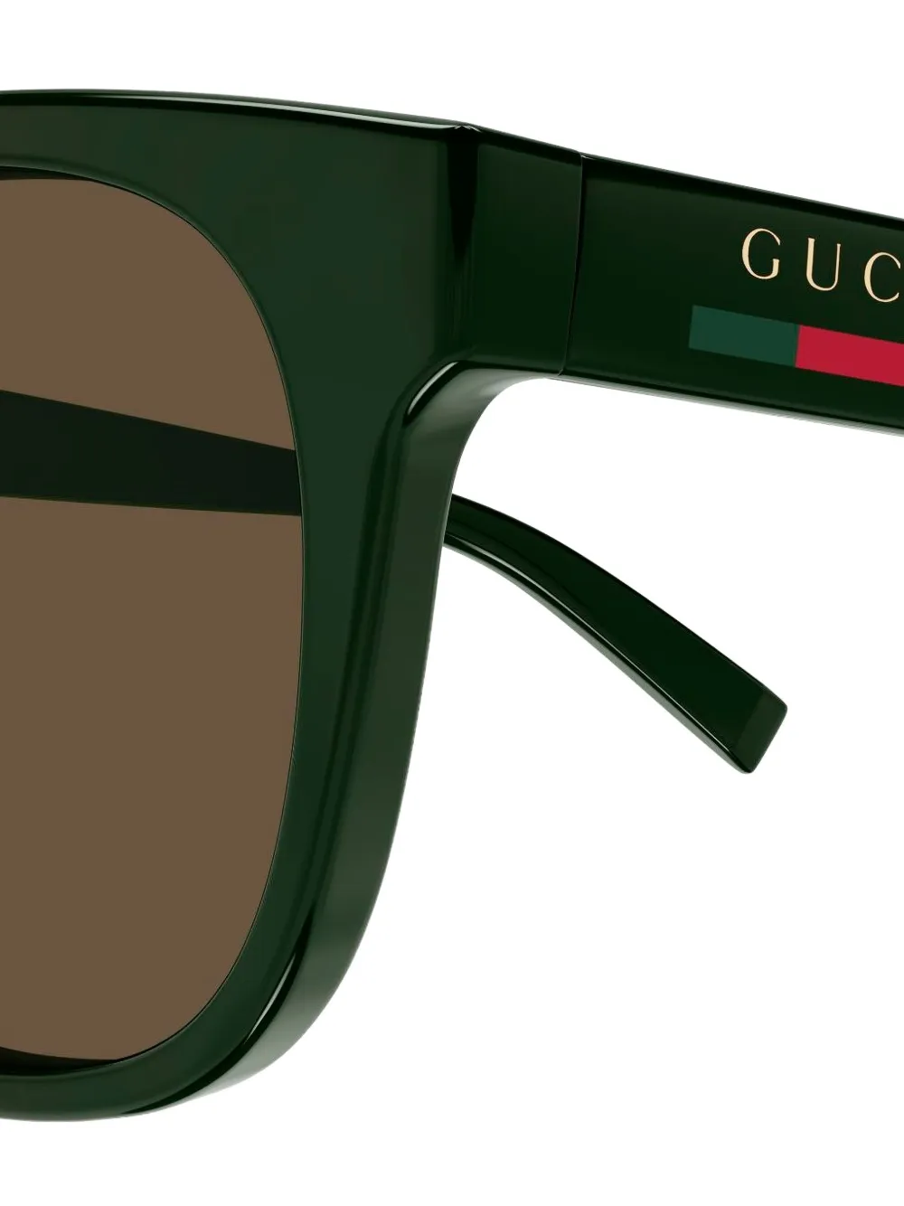 Солнцезащитные очки GG1985S в квадратной оправе Gucci, зеленый — фото 3