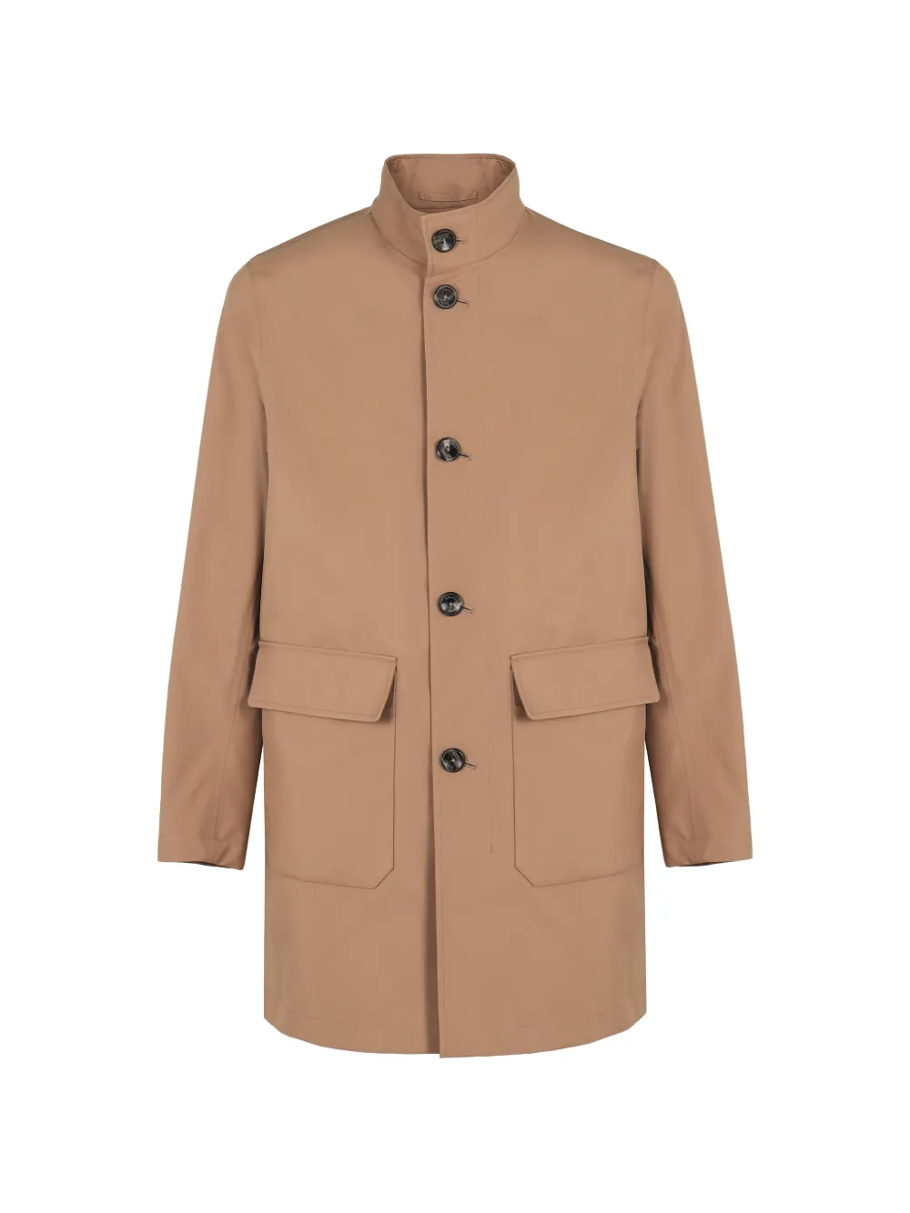 

Пиджак с карманами с клапанами и на пуговицах Herno, бежевый