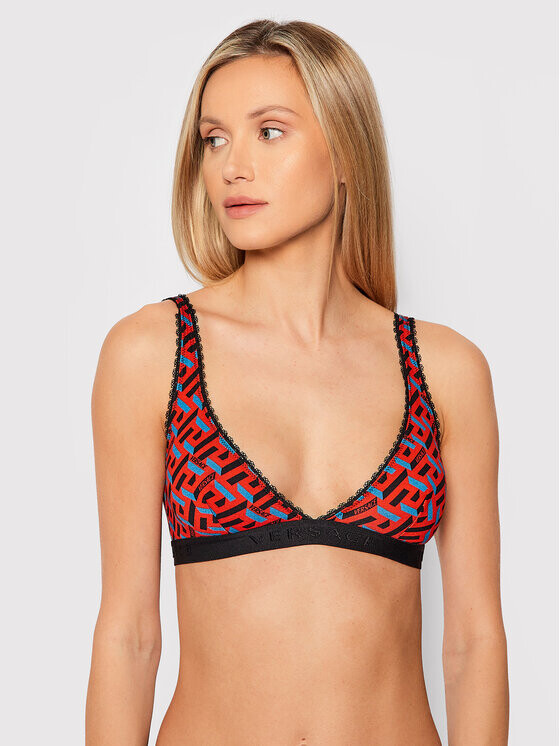 

Бюстгальтер без косточек Versace, красный