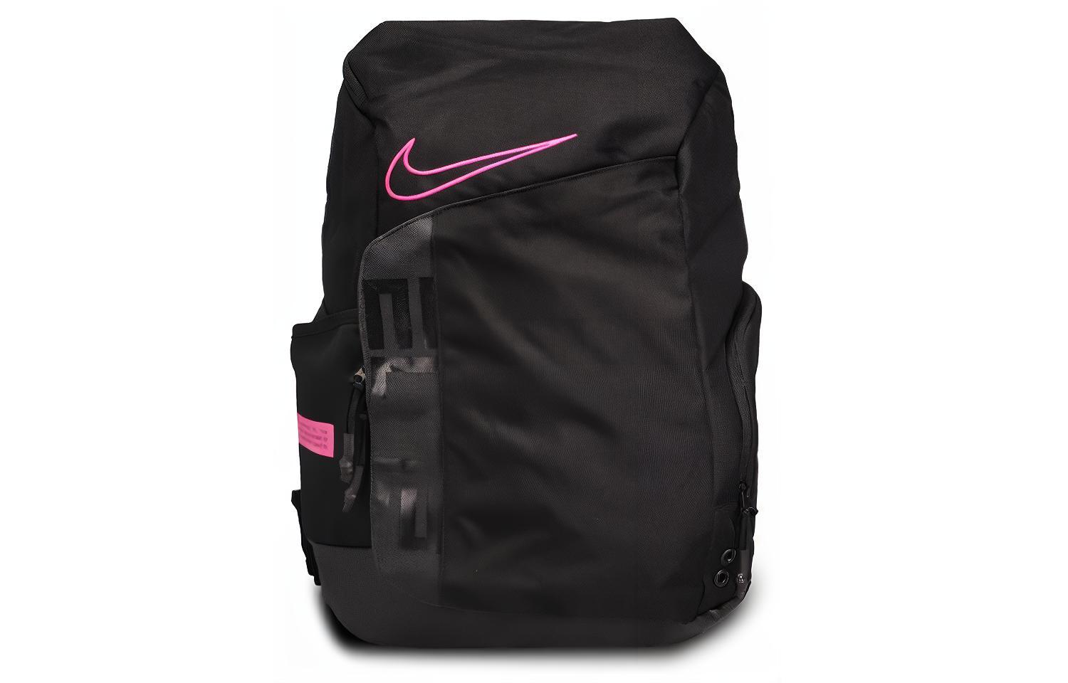 

Nike Elite Рюкзак из полиэстера Обычный Унисекс Черный Розовый