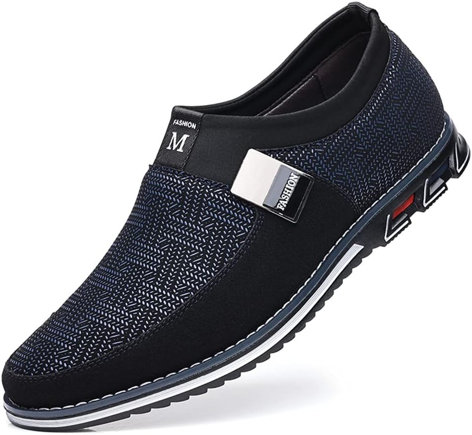 

Мужские повседневные туфли Veslesth, кроссовки, лоферы, удобная обувь для ходьбы, модные туфли для вождения, роскошная кожаная обувь для мужчин, деловая и офисная обувь для улицы Veslexth, синий