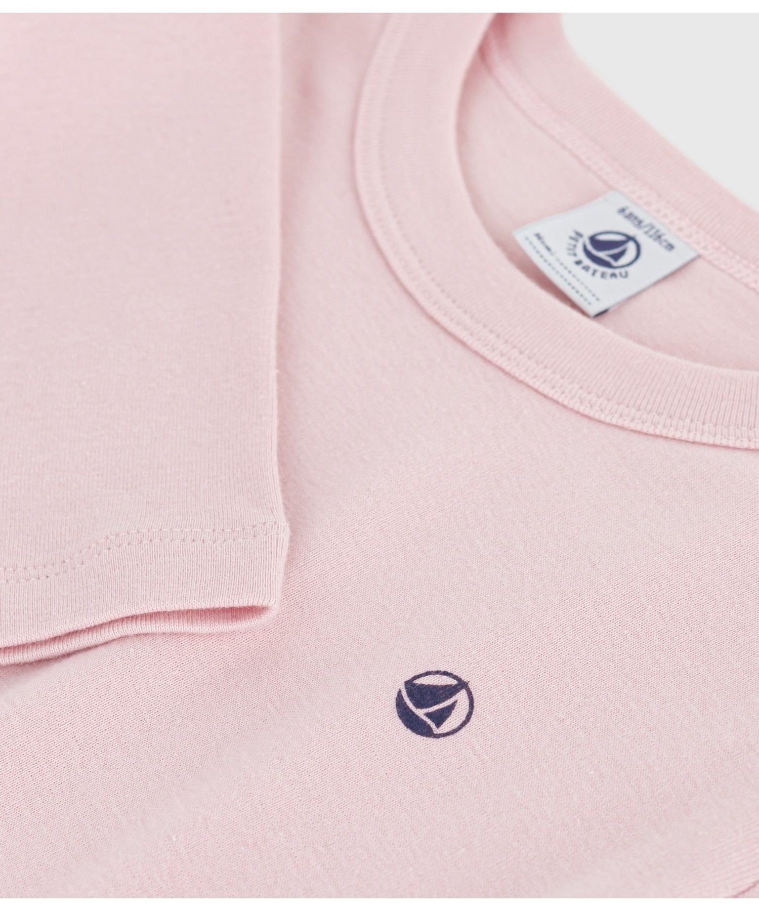 Футболка с длинными рукавами PETIT BATEAU, Light Pink — фото 3