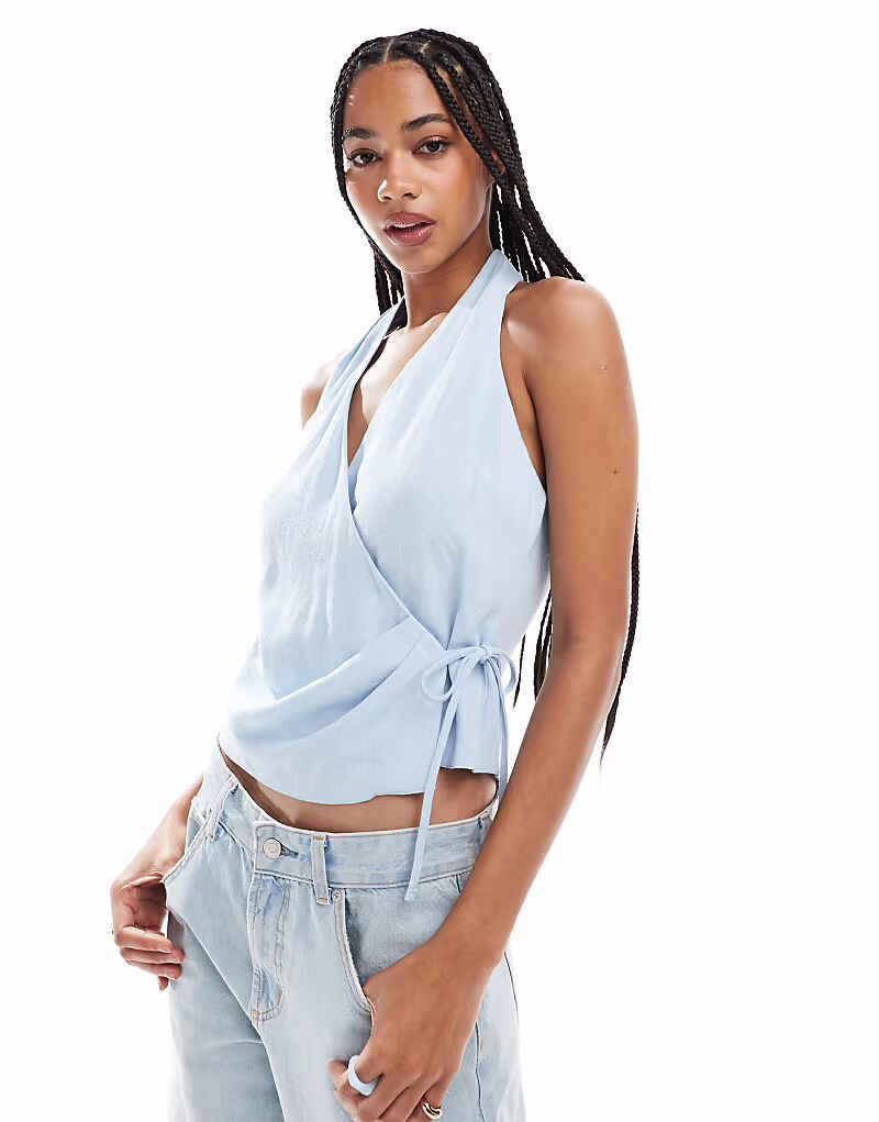 

Топ без рукавов с завязками по бокам от ASOS DESIGN
