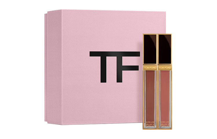 TOM FORD Набор жидких помад TF Black Gold Mirror Finish, легко растушевываются, увлажняющие, 5,5 мл + 5,5 мл — фото 2
