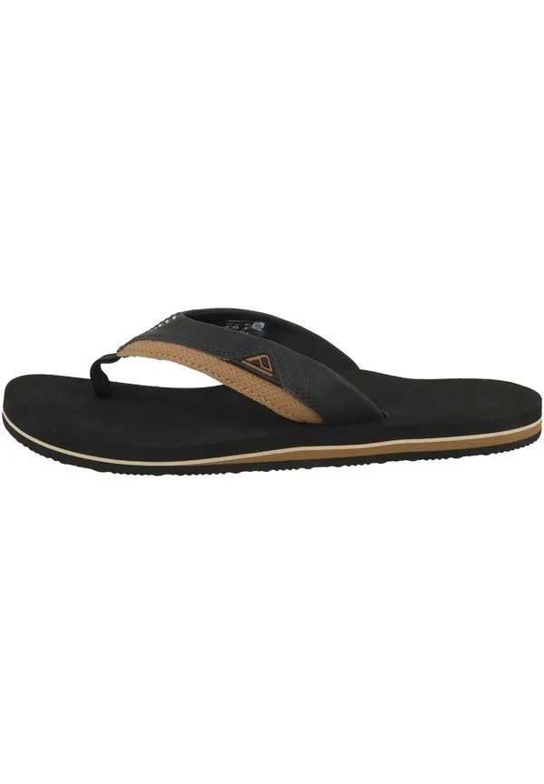 Сандалии с т-образным ремешком Reef, Black/Tan