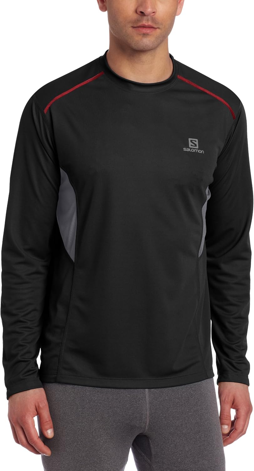 

Мужская футболка Salomon Trail с длинным рукавом, Black