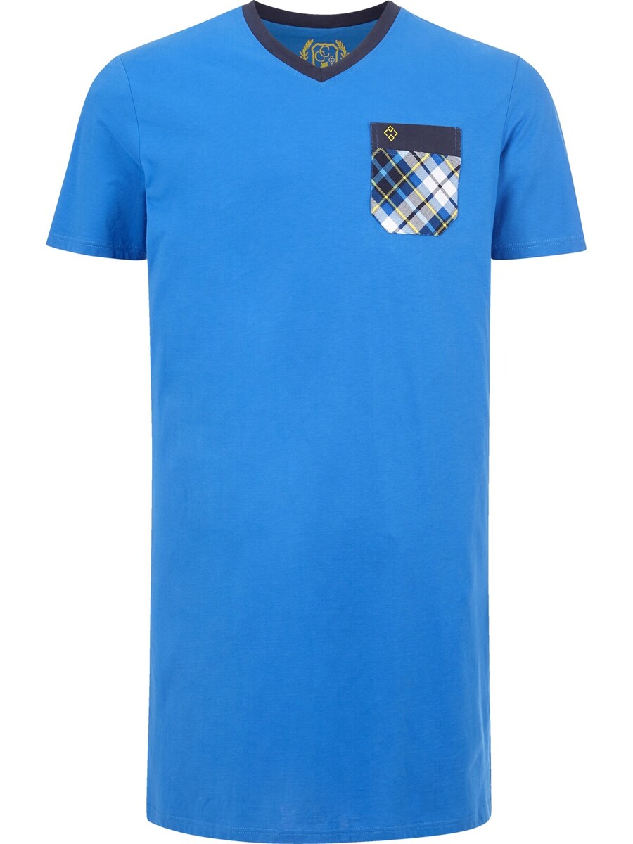 

Длинная пижама Charles Colby Lord Aodh, цвет Royal blue/Dark blue