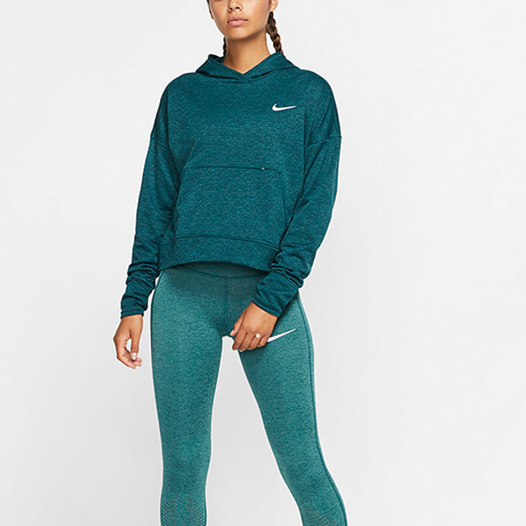 Худи (WMNS) Nike Therma Element Casual Sports Running Hoodie Dark Sapphire Blue — фото 3
