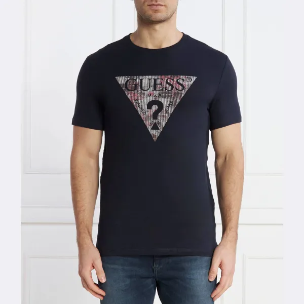 

Облегающая футболка Guess, синий