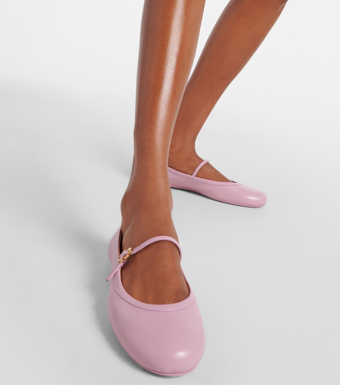 Туфли Мэри Джейн из кожи Карла Gianvito Rossi, Sugar — фото 4