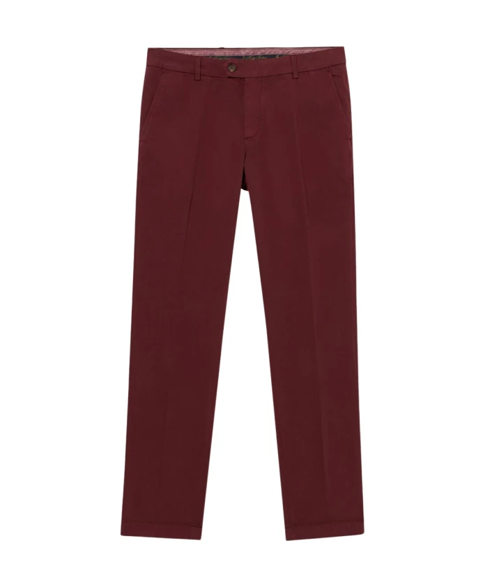 

Узкие хлопковые брюки чиносы Brooks Brothers, красный