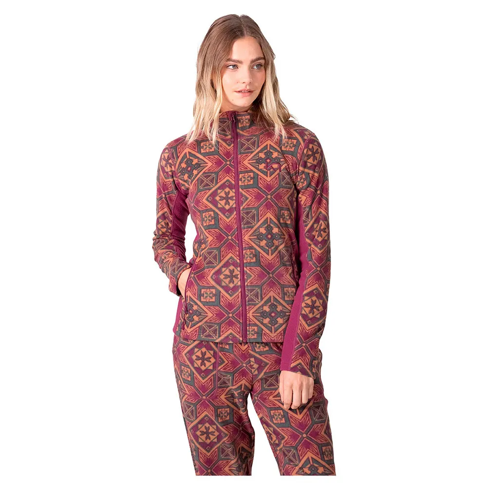 

Флис Kari Traa Olga full zip, фиолетовый