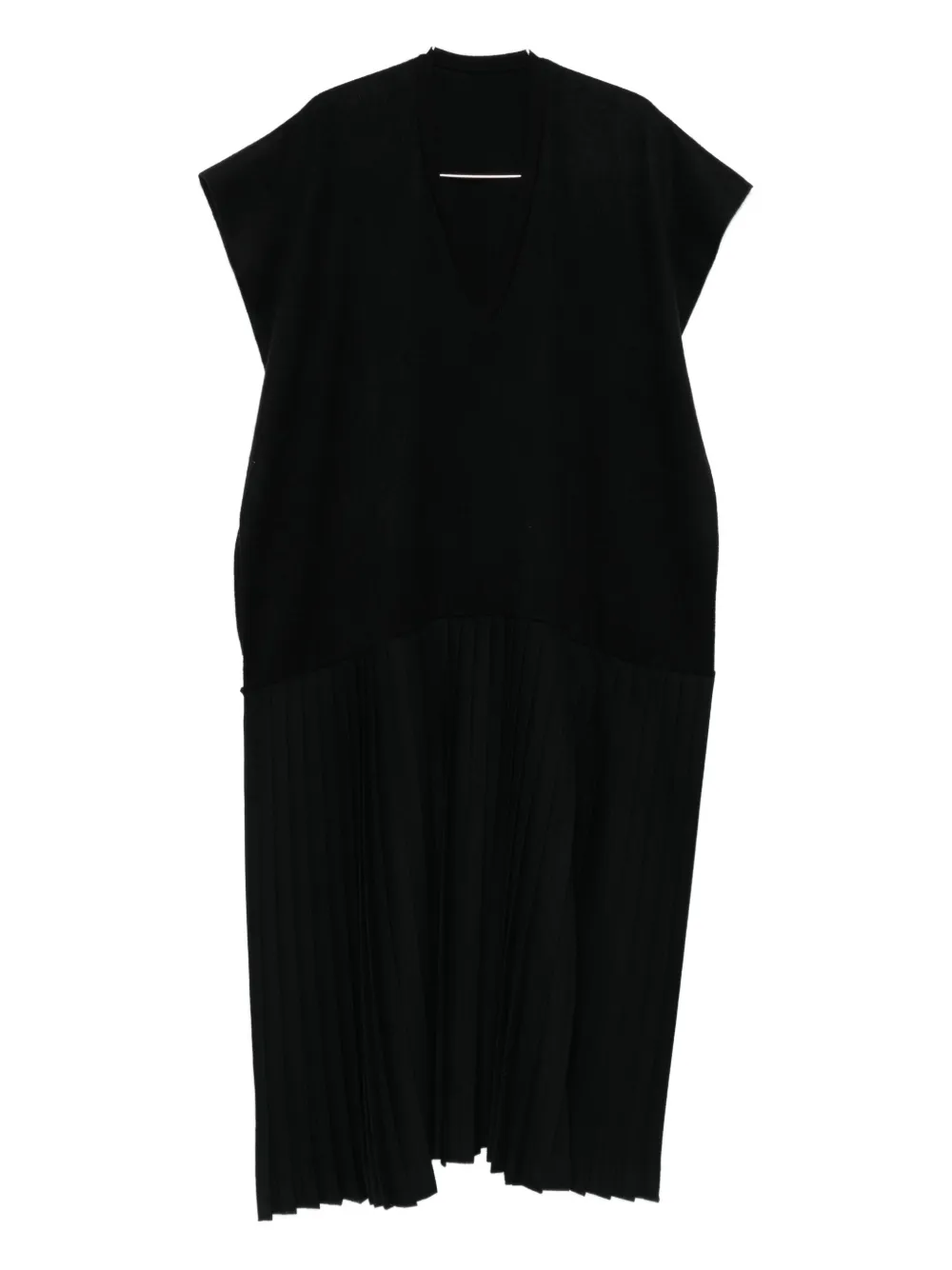 

Пончо с V-образным вырезом и короткими рукавами Bless, черный