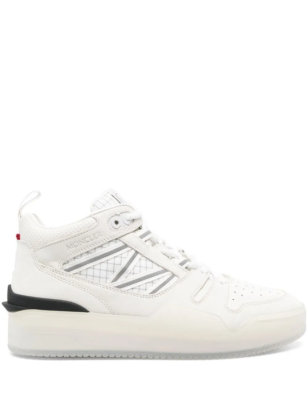 Высокие кроссовки Pivot MONCLER, белый