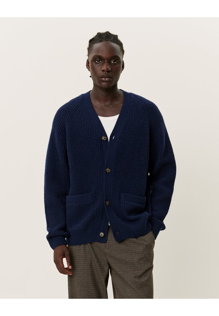 

Кардиган GRADY WAFFLE CARDIGAN Les Deux, темно-синий
