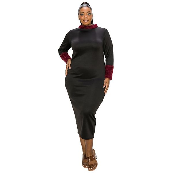 

Платье Kaia с перьями L I V D, Black