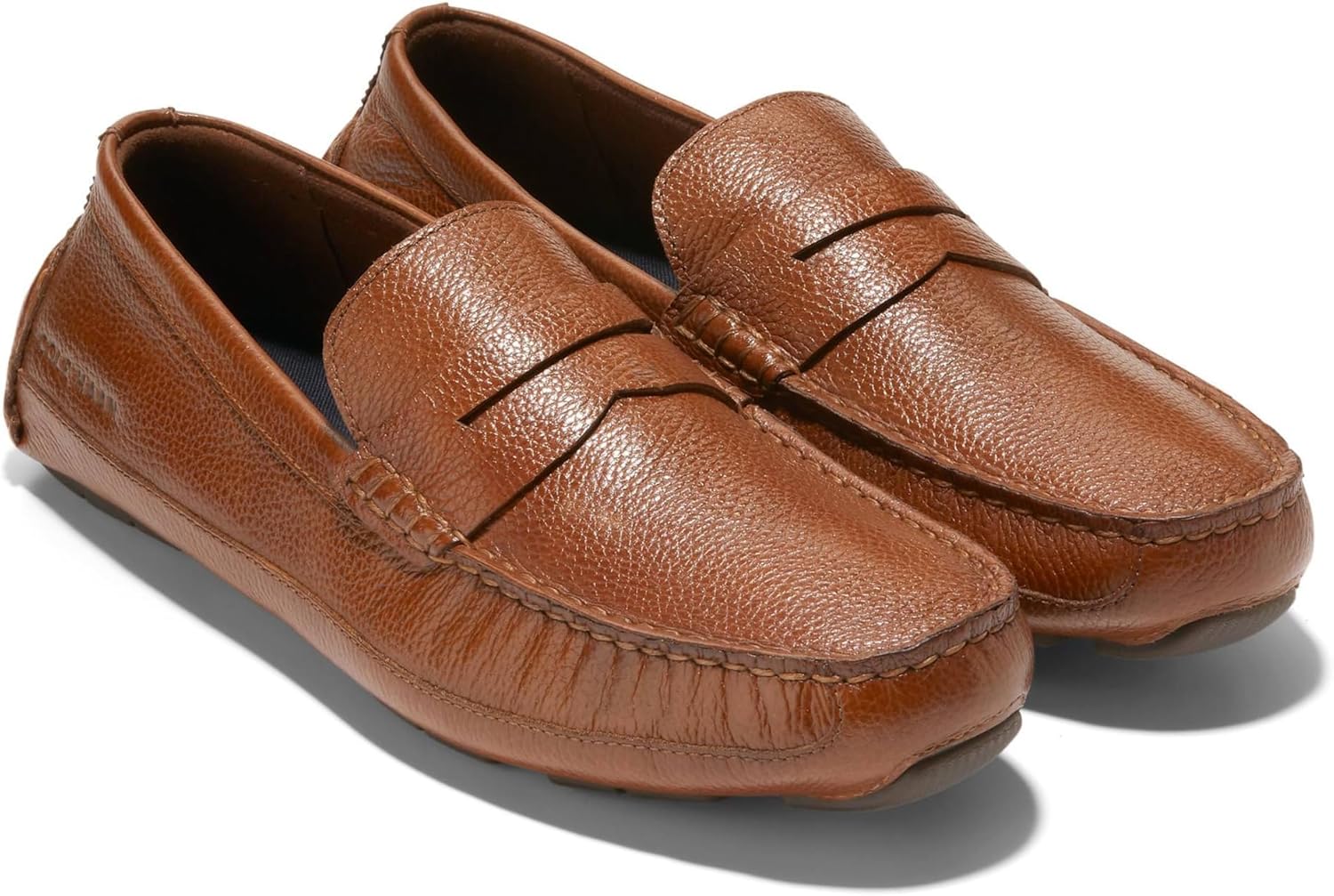 Мужские лоферы Cole Haan Wyatt с монетным карманом, British Tan/Nicotine — фото 2