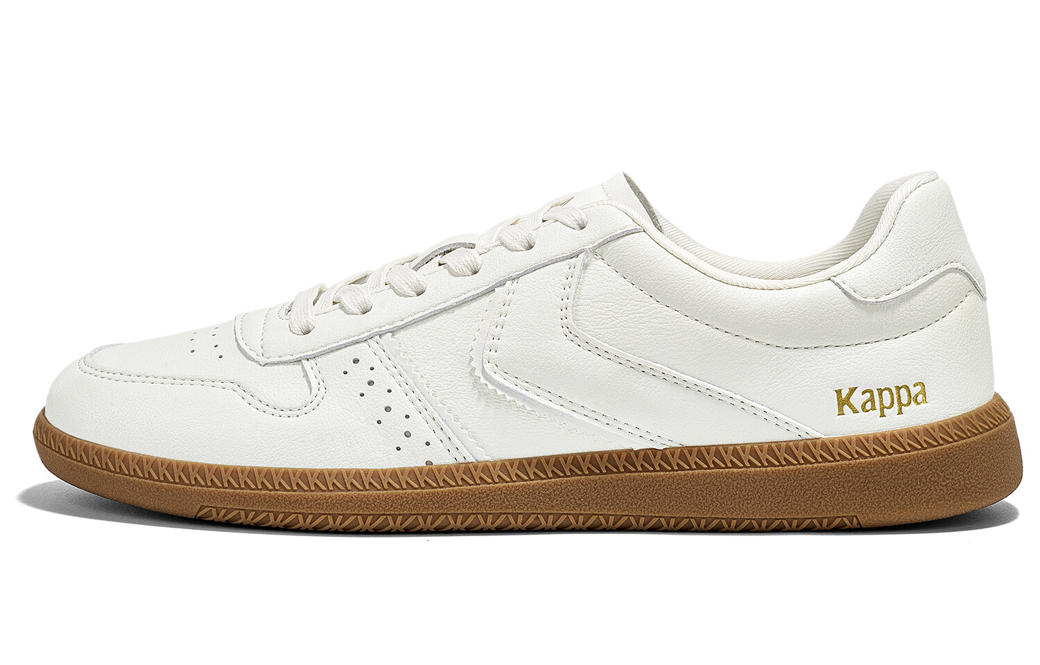 

Кроссовки Kappa Skateboarding Shoes Unisex Low-top Brown, белый