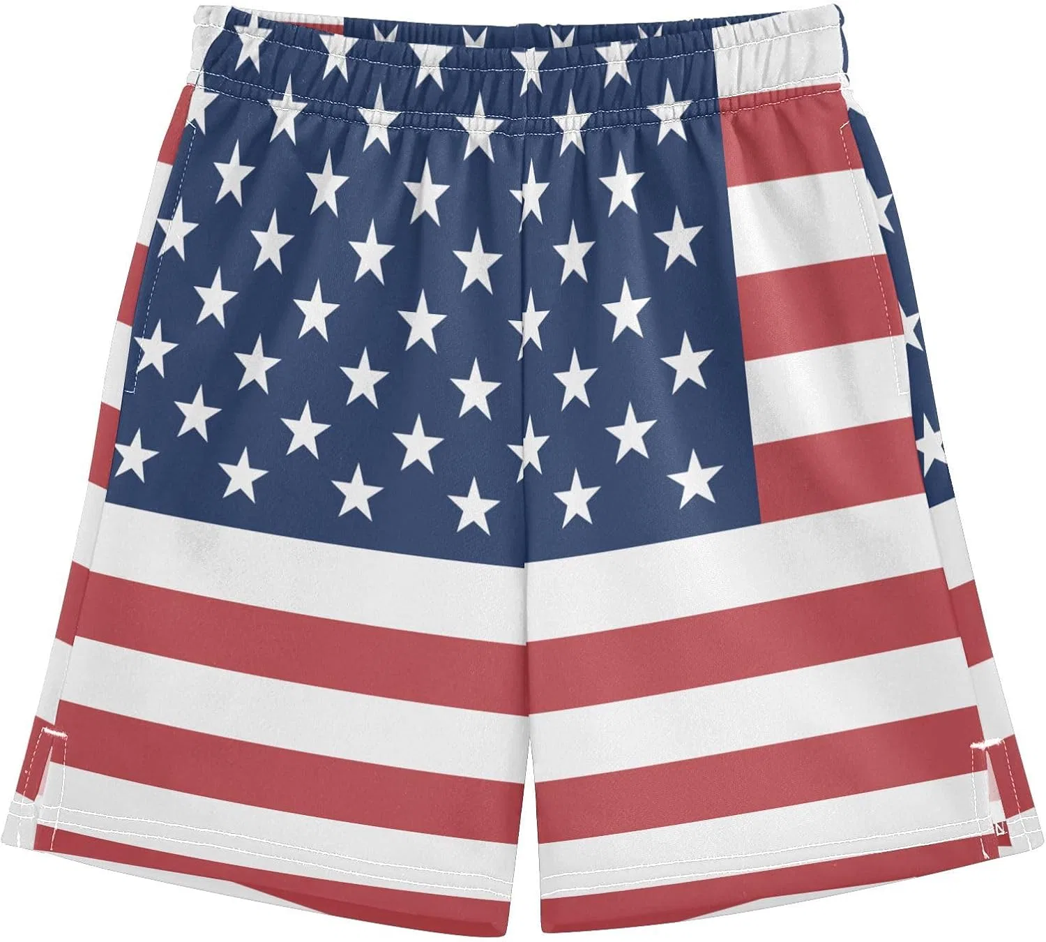 Детские шорты для активного отдыха GuoChe, легкие, с карманами, цвет Flag of the United States Minor Outlying Islands