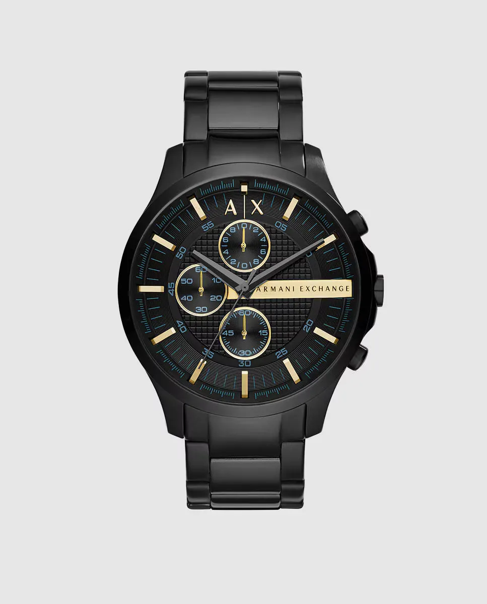 

Armani Exchange AX2164 Мужские часы с хронографом из черной стали, черный