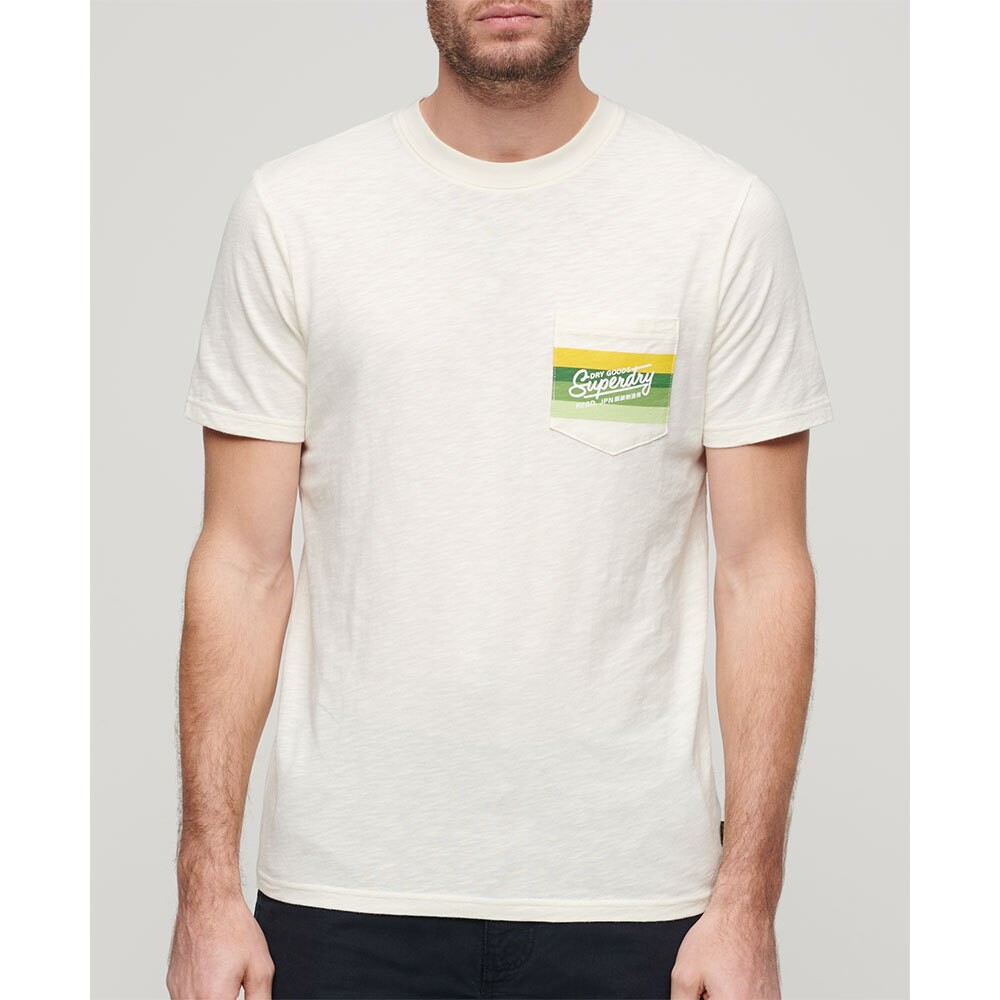 

Футболка с коротким рукавом Superdry Cali Logo, бежевый
