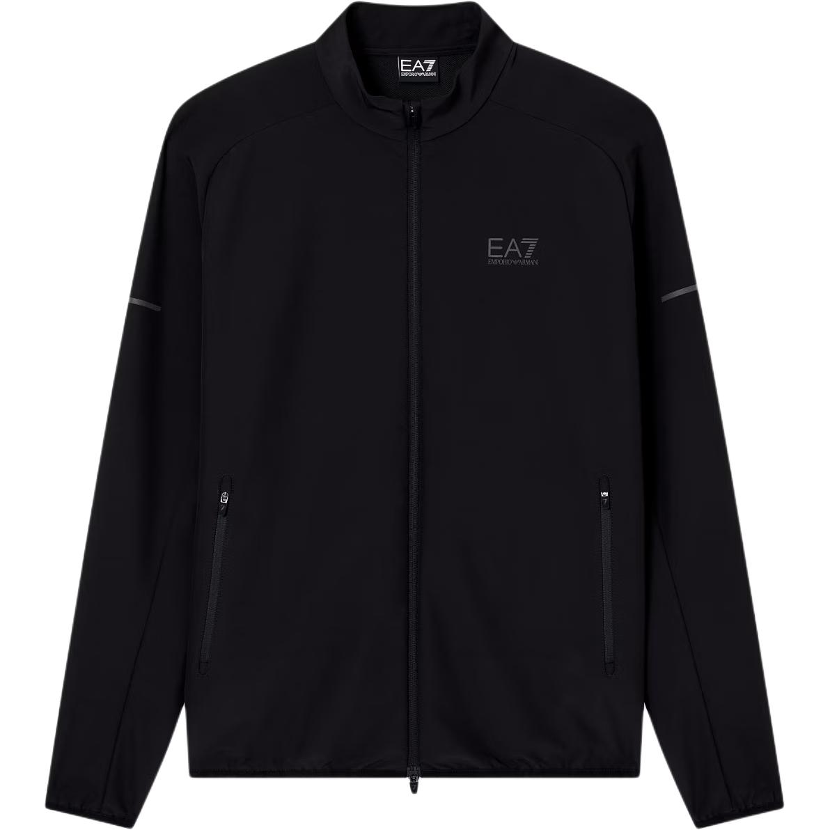 

Свитер с застежкой-молнией Emporio Armani, черный