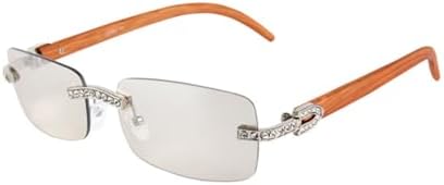 

Винтажные модные солнцезащитные очки без оправы со стразами, 2026 год, популярные очки с бриллиантами и металлическим покрытием, для мужчин и женщин, унисекс MTZJH, C8