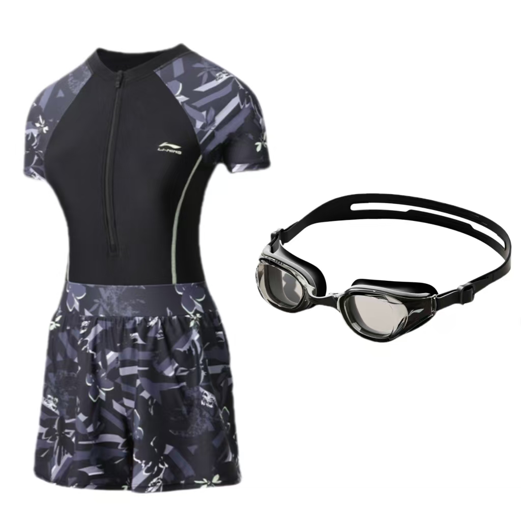 

Плюс сайз купальник женский LINING, Swimsuit+Swim Goggles