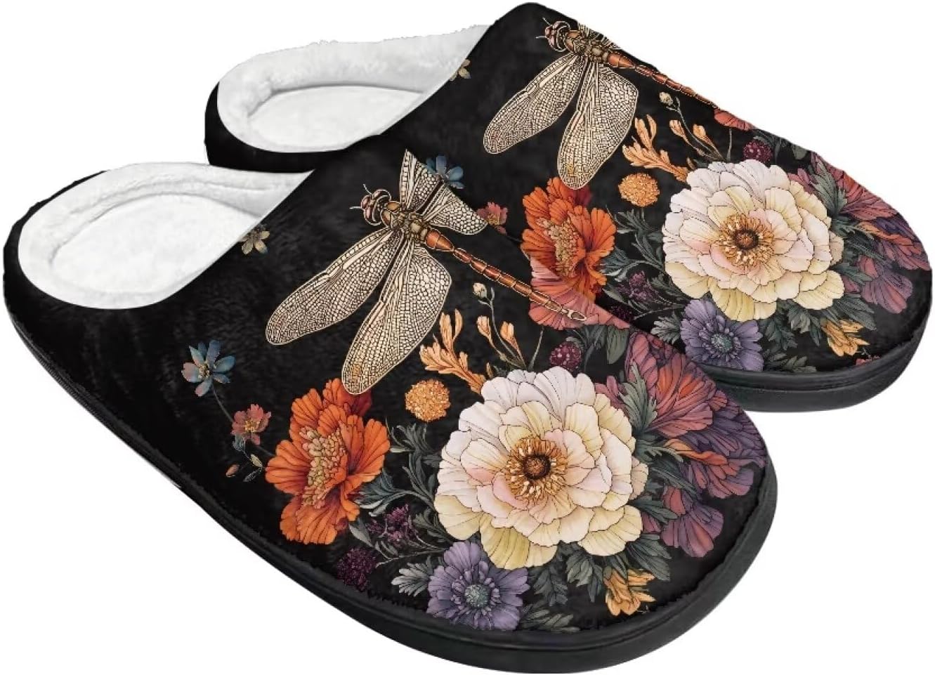 

Зимние теплые домашние тапочки для женщин и мужчин, мягкие домашние тапочки, пушистые удобные тапочки, тапочки на мягкой подошве, противоскользящие Baxinh, черный