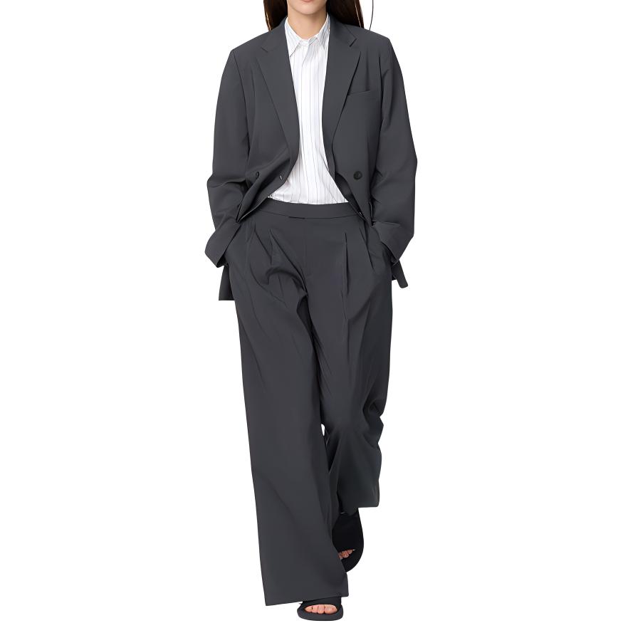 

Женские повседневные брюки UNIQLO, темно-серый