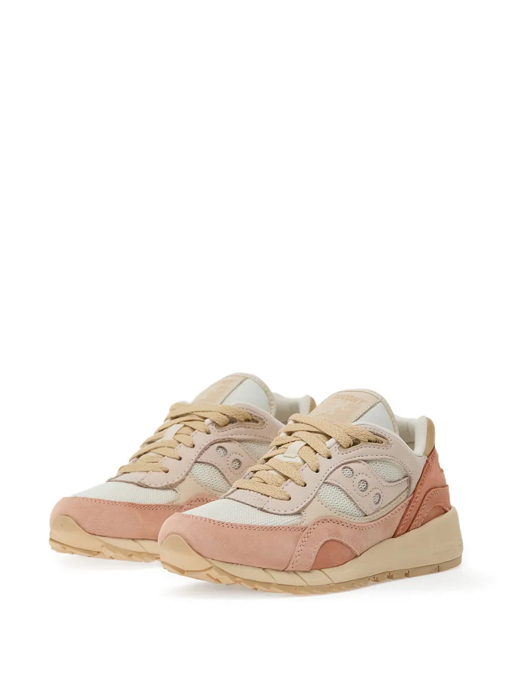 Кроссовки Shadow 6000 с замшевыми вставками Saucony, розовый — фото 2