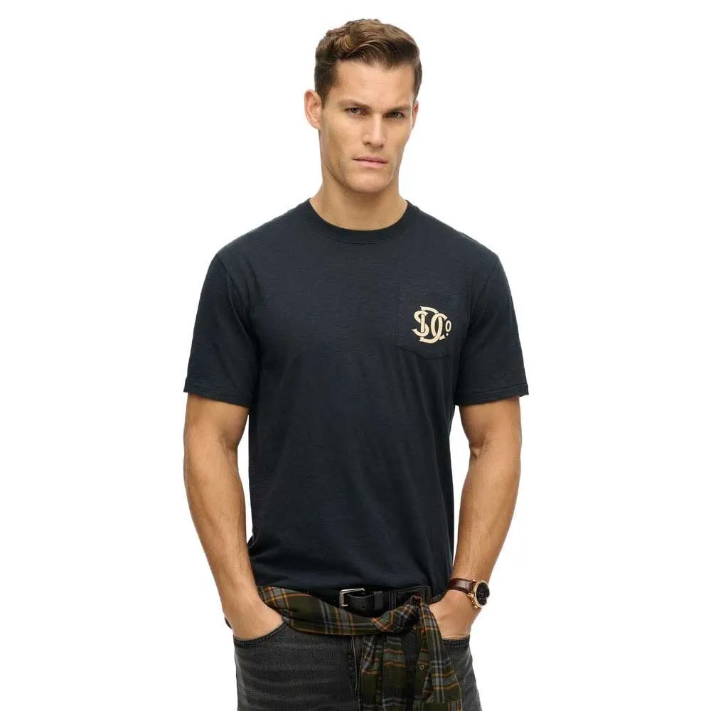 

Футболка с коротким рукавом Superdry Merchant Graphic, синий
